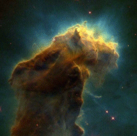 U gustim oblacima me�uzvjezdane tvari zvijezde nastaju i danas.